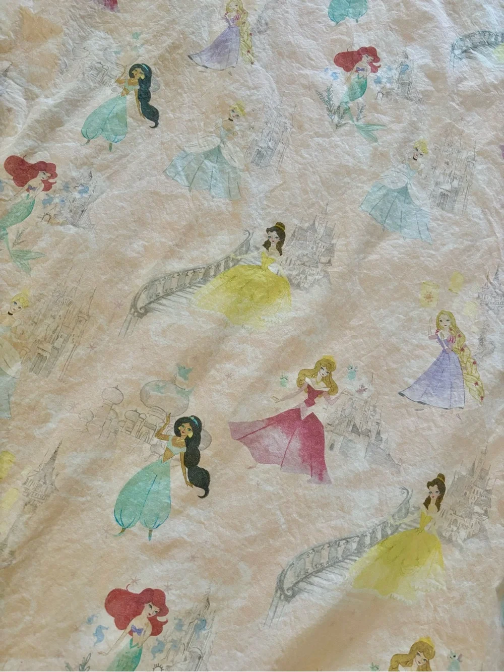 Pottery Barn Kids Disney Princess Duvet Cover Twin